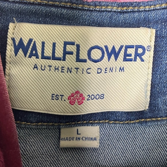 Wallflower Indigo Denim Jean Jacket - Picture 4 of 5